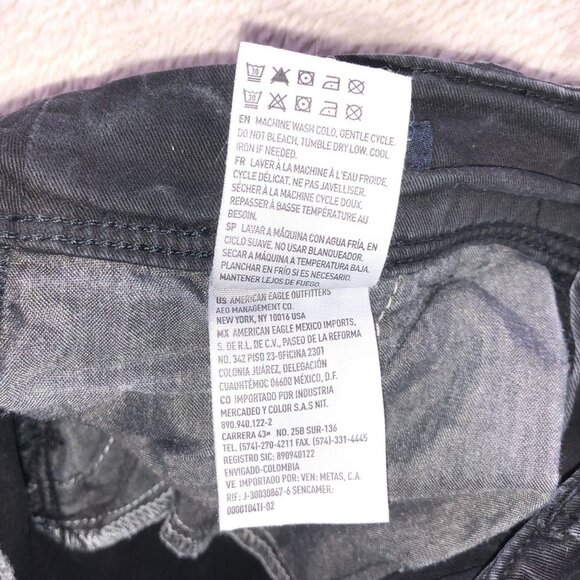 American Eagle Womens Jeans Size 6 Lot Of Two Bootcut Skinny Distressed Denim - Picture 15 of 16